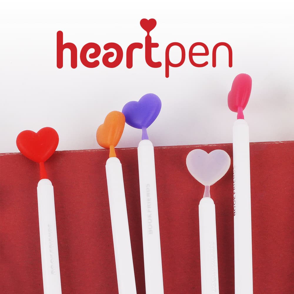 HEART PEN FANCY GLOWING PEN